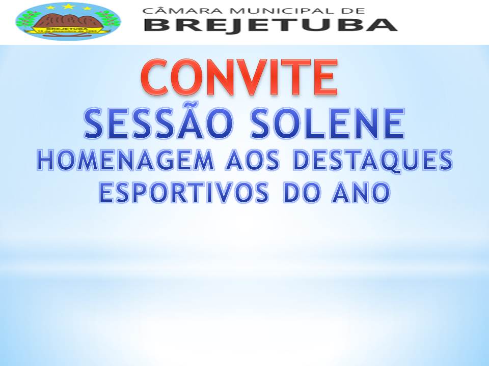 SESSÃO SOLENE