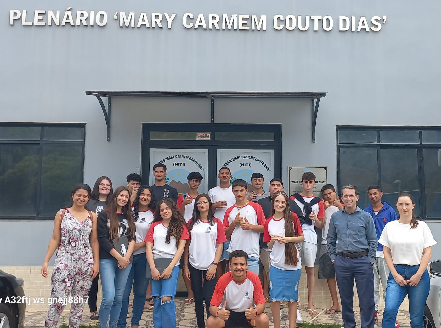 Reunião com alunos 2º ano da escola Álvaro Castelo